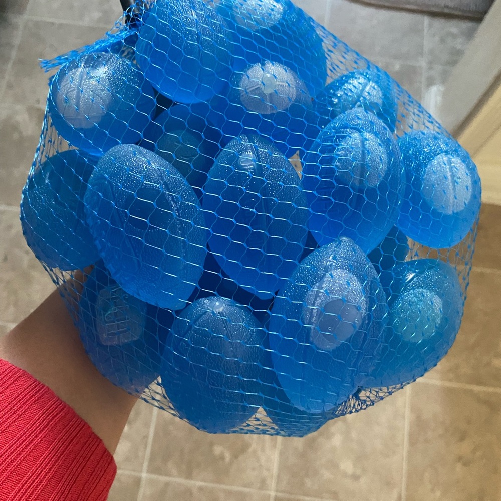 Blue Mini Football Party Favors/Ice Cubes